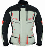 REF:TITAN ROJO 4SEASONCHAQUETA DE MOTO CUATRO ESTACIONES ( 4SEASON ) TRICAPA TIPO 3/4