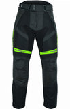 PANTALON DE MOTO PERFORADO DE VERANO UNISEX CON FORRO IMPERMEABLE EXTRAIBLE Y PROTECCIONES CE (1)