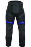 PANTALON DE MOTO PERFORADO DE VERANO UNISEX CON FORRO IMPERMEABLE EXTRAIBLE Y PROTECCIONES CE (3)