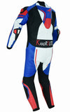 TRAJE, MONO DE CUERO RACING UNA PIEZA PROFESIONAL EN PIEL BOVINA