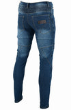 PANTALÓN VAQUERO TEJANO UNISEX DE KEVLAR CON PROTECCIONES C.E. Y ZONAS ELÁSTICAS