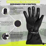 GUANTES DE MOTO INVERNALES DE PUÑO LARGO CON MEMBRANA IMPERMEABLE Y TÉRMICOS.