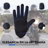 GUANTES DE MOTO LIGEROS CONFECCIONADOS EN TEJIDO TRANSPIRABLE Y RESISTENTE CON PROTECCIONES PARA VERANO (1)