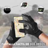 GUANTES DE MOTO LIGEROS CONFECCIONADOS EN TEJIDO ELASTICO, TRANSPIRABLE Y RESISTENTE CON PROTECCIONES PARA VERANO (1)