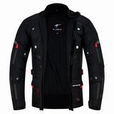 CHAQUETA DE MOTO TEXTIL ADVENTURE / TOURING 3/4 ALL SEASON � C.E. HOMOLOGADA