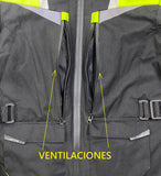 REF:FEBO KIDS FLUORCHAQUETA INFANTIL DE MOTO EN CORDURA 3/4 CON PROTECCIONES C.E.