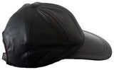 GORRA NEGRA DE PIEL
