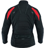 CHAQUETA DE CORDURA IMPERMEABLE PARA MOTORISTAS CON PROTECCIONES C.E, 3/4 UNISEX