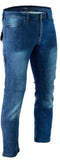 PANTALÓN TEJANO DESGASTADO UNISEX CON REFUERZOS DE TEJIDO KEVLAR Y PROTECCIONES C.E.