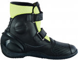 BOTAS DE PIEL DE CAÑA CORTA PARA MOTORISTAS, UNISEX