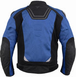 REF:Apolo Blue (Azul)CHAQUETA PERFORADA DE VERANO CON FORRO IMPERMEABLE Y DESMONTABLE