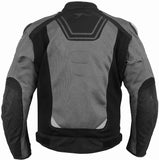 REF:Apolo Gray (Gris)CHAQUETA PERFORADA DE VERANO CON FORRO IMPERMEABLE Y DESMONTABLE