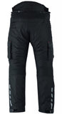 PANTALON DE MOTO EN CORDURA IMPERMEABLE TRANSPIRABLE CON PROTECCIONES CE