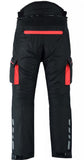 PANTALON DE MOTO EN CORDURA IMPERMEABLE, CORTAVIENTO Y PROTECCIONES CE (3)