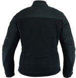 REF:IRIS NEGRA VERANO CHICASCHAQUETA PERFORADA DE CHICAS PARA VERANO CON FORRO 100% IMPERMEABLE EXTRAIBLE
