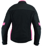 REF:IRIS FUCSIA CHICASCHAQUETA PERFORADA DE CHICAS PARA VERANO CON FORRO IMPERMEABLE EXTRAIBLE
