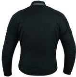REF:URBAN STYLER NEGROCHAQUETA URBANA DE MOTO UNISEX EN TEXTIL IMPERMEABL, TÉRMICO CON PROTECCIONES C.E.