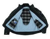 REF:URBAN STYLER NEGROCHAQUETA URBANA DE MOTO UNISEX EN TEXTIL IMPERMEABL, TÉRMICO CON PROTECCIONES C.E.