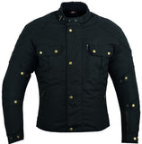 REF:URBAN STYLER NEGROCHAQUETA URBANA DE MOTO UNISEX EN TEXTIL IMPERMEABL, TÉRMICO CON PROTECCIONES C.E.