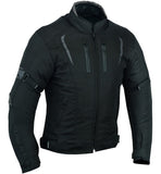 REF:DERBI NEGRACHAQUETA DE MOTO UNISEX EN TEXTIL IMPERMEABLE, TÉRMICO CON PROTECCIONES C.E.