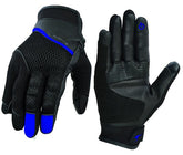 GUANTES DE MOTO EN PIEL Y MALLA PARA VERANO CON PROTECCIONES (1)