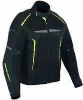 REF:VULCANO FLUORCHAQUETA DE VERANO PARA MOTORISTAS, CE PROTECCIONES CON FORRO IMPERMEABLE Y EXTRAIBLE