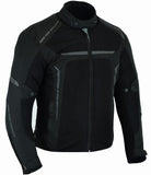 REF:VULCANO NEGROCHAQUETA DE MOTO PERFORADA DE VERANO CON FORRO IMERMEABLE EXTRAIBLE Y PROTECTORES C.E. UNISEX