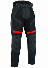 PANTALON DE MOTO PERFORADO DE VERANO UNISEX CON FORRO IMPERMEABLE EXTRAIBLE Y PROTECCIONES CE (2)