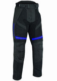 PANTALON DE MOTO PERFORADO DE VERANO UNISEX CON FORRO IMPERMEABLE EXTRAIBLE Y PROTECCIONES CE (3)