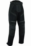 PANTALON DE MOTO PERFORADO DE VERANO UNISEX CON FORRO IMPERMEABLE EXTRAIBLE Y PROTECCIONES CE (4)