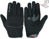 GUANTES DE MOTO PARA VERANO CONFECCIONADOS EN TEJIDO ELASTICO Y PROTECCIONES BLANDOS