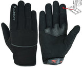 GUANTES DE MOTO Y BICI PARA VERANO Y ENTRETIEMPOS, CONFECCIONADOS EN TEJIDO ELASTICO