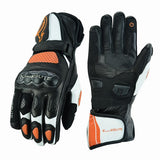 GUANTES DE MOTO EN PIEL ANILINA CON PROTECCIONES CARBONO Y ACERO INOXIDABLE (2)