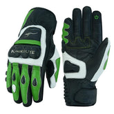 GUANTES PUÑOS CORTOS DE MOTO EN PIEL ANILINA CON PROTECCIONES DE ACERO INOXIDABLE (2)