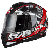 REF:CASCO NZI EURUS 2 KOMET MATT BLACK&REDCASCO NZI EURUS 2 KOMET MATT BLACK&RED