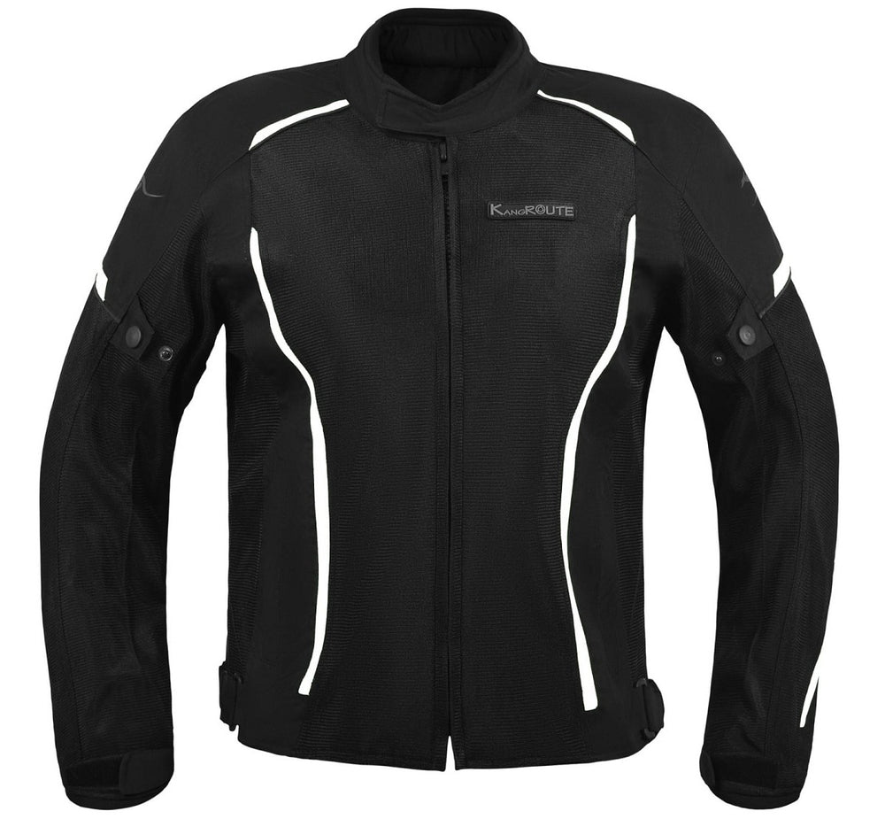 REF:SUMMER MAN WHITE BLACKCHAQUETA DE MOTO PARA VERANO UNISEX CON PROTECCIONES C.E.