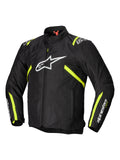 CHAQUETA ALPINESTARS T-SPS V2 WP BLACK / WHITE / YELLOW FLUO