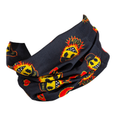 BUFF ONEAL NECKWARMER EMOJI BLACK-YELLOW