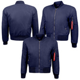 CAZADORA DE MOTO BOMBER EN 100% NAYLON UNISEX, IMPERMEABLE, TRANSPIRABLE Y TÉRMICO CON PROTECTORES C.E. EN 1621 NIVEL 2 (1)