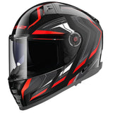 REF:LS2 FF811 VECTOR II ALIZER Gloss Black Metallic Red FIBRA DE VIDRIOLS2 FF811 VECTOR II ALIZER Gloss Black Metallic Red