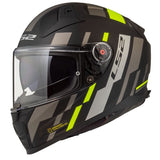 REF:LS2 FF811 VECTOR II TRON Matt Black H-V Yellow FIBRA DE VIDRIOLS2 FF811 VECTOR II TRON Matt Black H-V Yellow