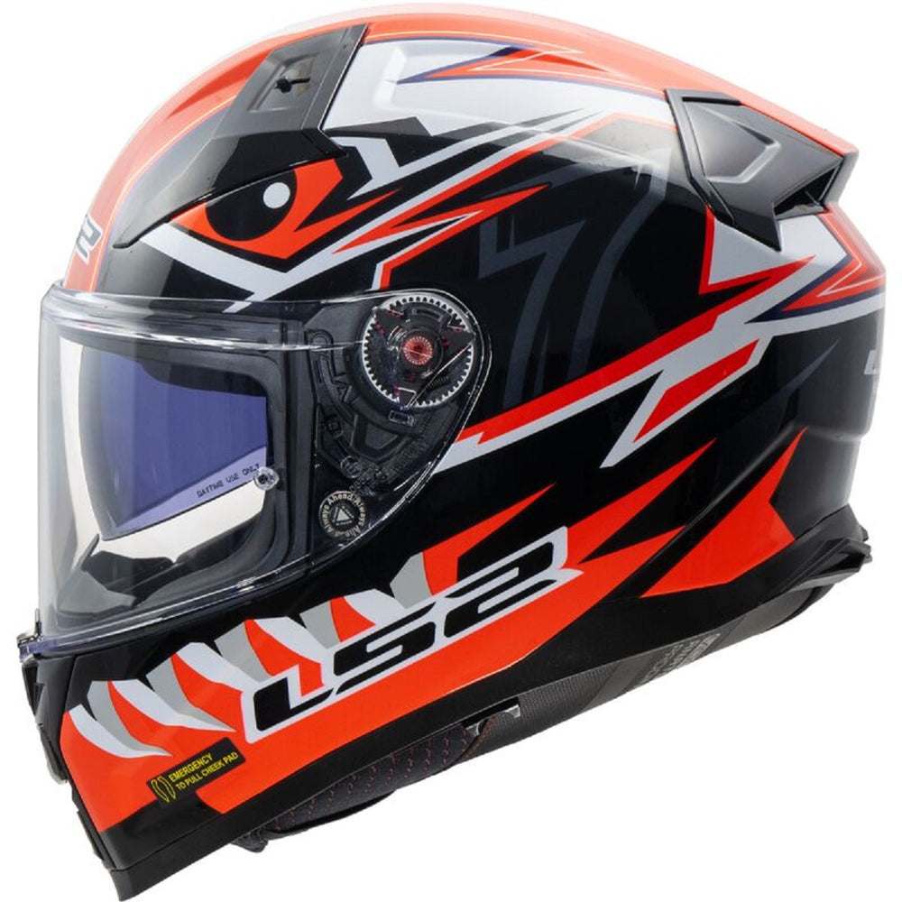 REF:LS2 FF811 VECTOR II BUNTRI Gloss Black Red FIBRA DE VIDRIOLS2 FF811 VECTOR II BUNTRI Gloss Black Red