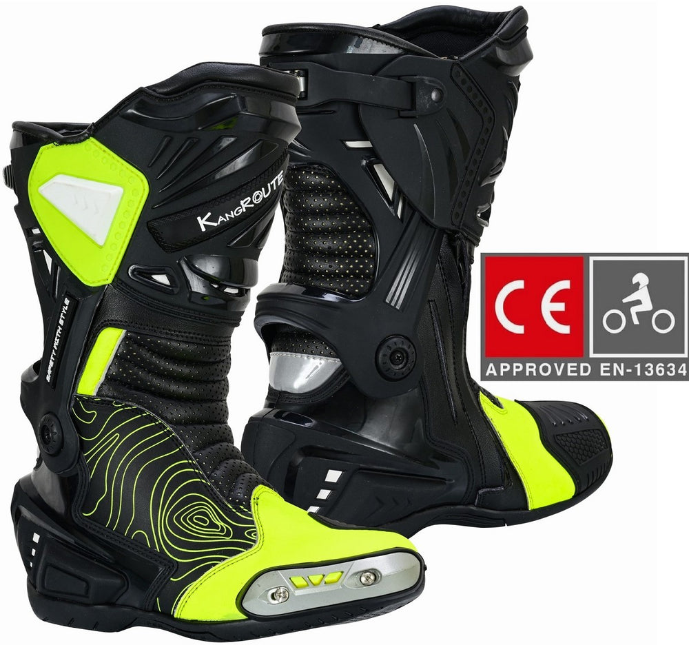 BOTAS DE MOTO DEPORTIVAS DE ALTOS NIVELES DE COMPETICIÓN MOTOGP Y SBK CE-CAT II Y EPI EN:13634 APROBADAS (1)