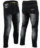 PANTALÓN VAQUERO TEJANO UNISEX DE KEVLAR CON PROTECCIONES C.E. Y ZONAS ELÁSTICAS (1)