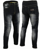 PANTALÓN VAQUERO TEJANO UNISEX DE KEVLAR CON PROTECCIONES C.E. Y ZONAS ELÁSTICAS (1)