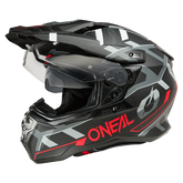 REF:CASCO ONEAL D-SRS BLACK RED GRAY ADULTOCASCO ONEAL D-SRS BLACK RED GRAY ADULTO