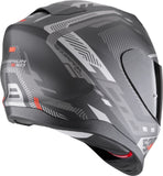 REF:SCORPION EXO 520 EVO AIR RANKA MATT BLACK SILVER-REDSCORPION EXO 520 EVO AIR RANKA MATT BLACK SILVER-RED