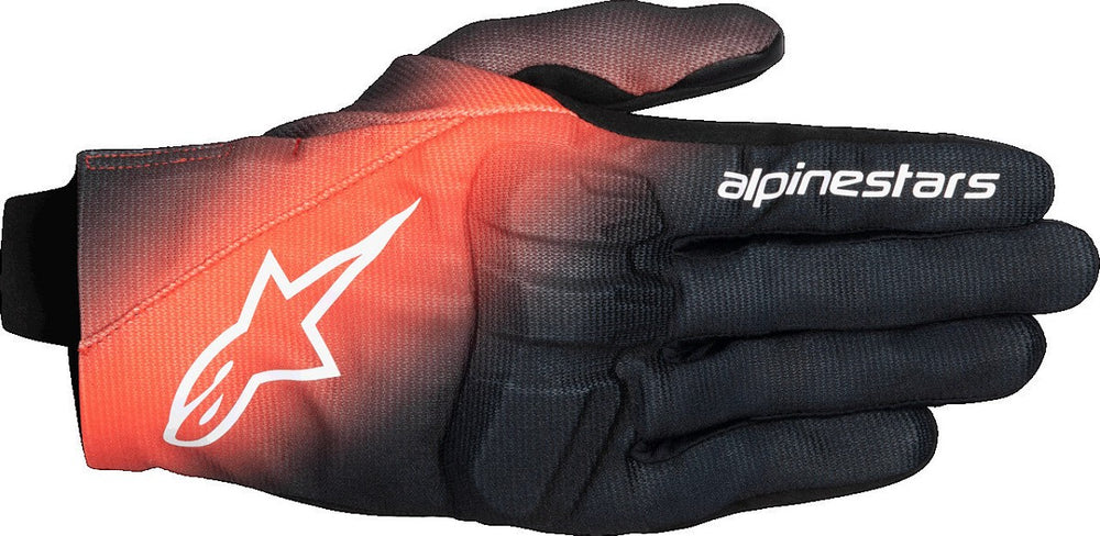 GUANTE ALPINESTARS VERANO REEF V2 BLACK RED FLUO WHITE