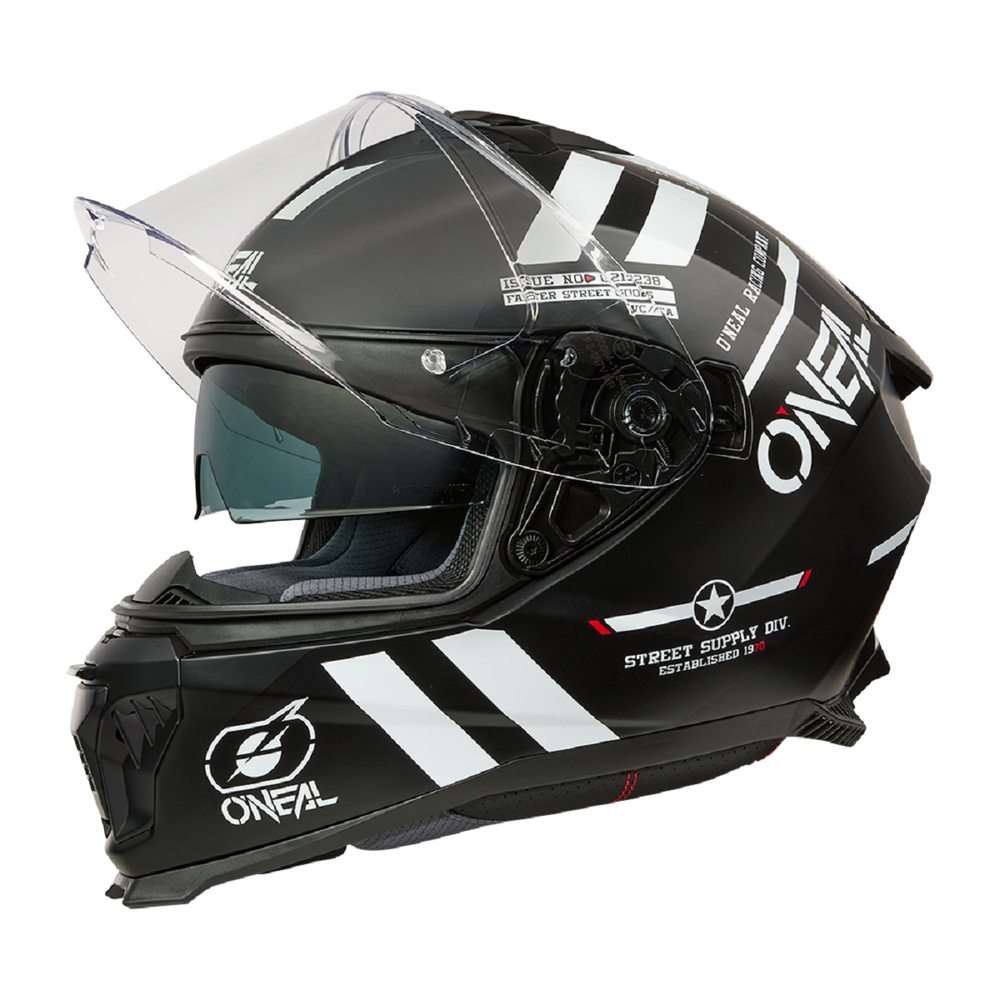REF:CASCO ONEAL WARHAWK BLACK WHITE REDCASCO ONEAL WARHAWK BLACK WHITE RED
