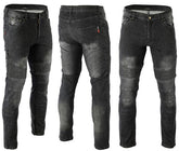 PANTALÓN VAQUERO TEJANO FLEXIBLE UNISEX CON REFUERZOS DE TEJIDO KEVLAR Y PROTECCIONES C.E. (1)